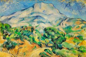 Sainte Victoire peinte par Paul Cézanne durant la balade commentée paysages de Cézanne